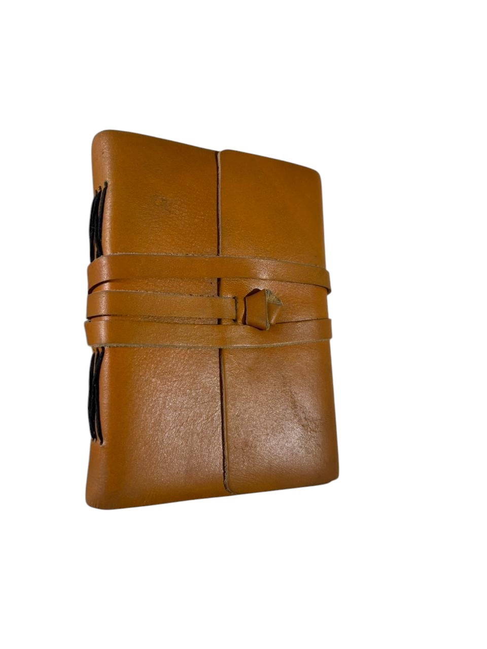 Handmade Leather Journal with Deckle Edge Paper Vintage Notebook, Lightweight Travel Diary