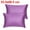 Purple, variant on Unique Bargains Standard Size Silky Satin Zipper Pillowcases Set of 2, 21" x 27"