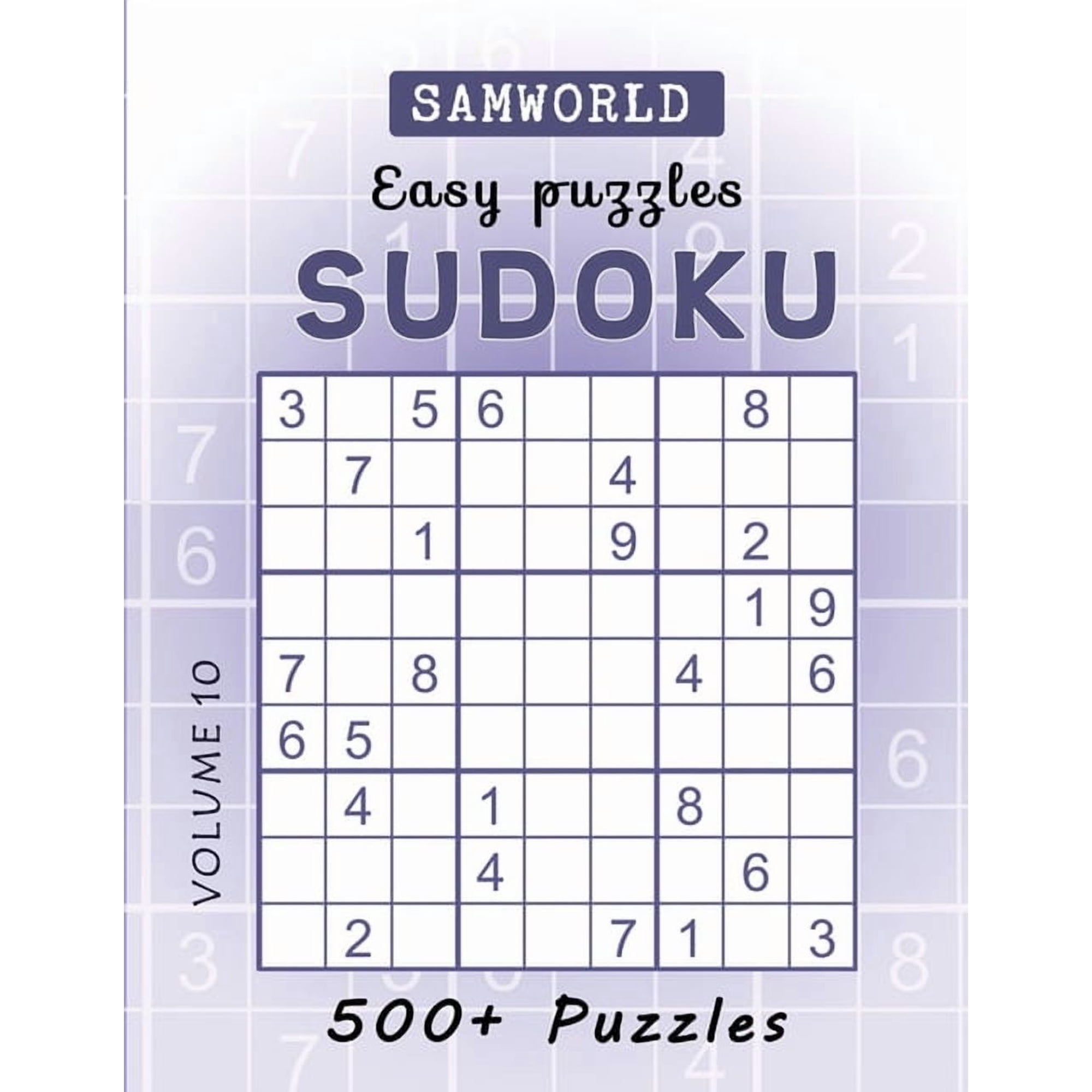 Sudoku Puzzle Books Easy Easy Sudoku Puzzles: Over 500 Easy Sudoku Puzzles And Solutions (Volume 10) Book 10 (Paperback)