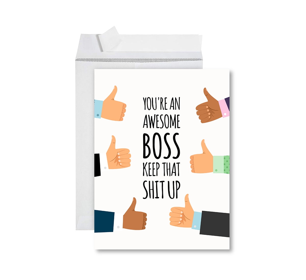 Koyal Wholesale Funny National Boss's Day Jumbo Card, Awesome Boss ...