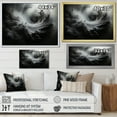 thumbnail image 4 of Designart "Tempestuous Dance Grey Storm II" Landscapes Floater Framed Wall Decor, 4 of 7