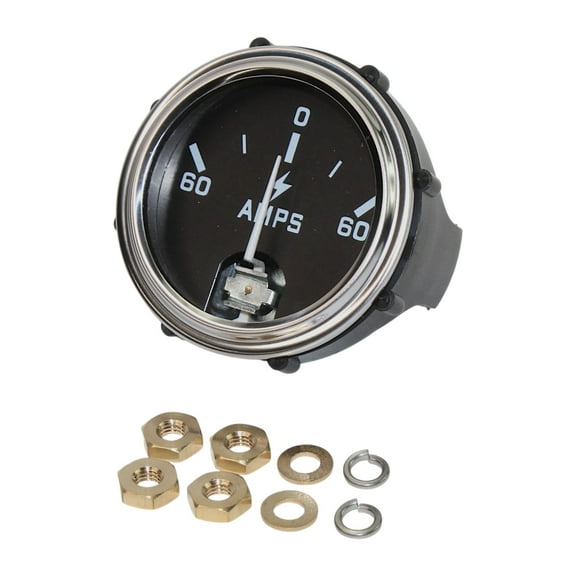 Ammeter Gauge (60-0-60) Fits Ford Allis Chalmers Case CockShutt International Farmall John Deere Massey Ferguson Oliver Tractor