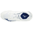 thumbnail image 4 of Mizuno Men's Wave Lightning Z6 Volleyball Shoe, Size 8.5, White-Navy (0051), 4 of 5
