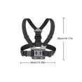 thumbnail image 3 of RRJ Chest Strap Phone Mount for Cycling Photography, First Person View Action Camera Holder, Adjustable Smartphone Chest Harness, Compatible Phone Stabilizer for Running Hiking Vlogging, 3 of 9