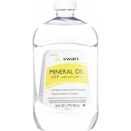 Swan Mineral Oil 16 oz (Pack of 3)