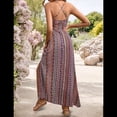 thumbnail image 4 of Vestido de Tirantes Finos para Mujer, Vestido de Verano, Pareo , Informal, Rojo, Talla S, 4 of 7