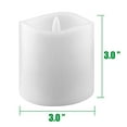 thumbnail image 4 of Stonebriar 6 Pack Real Wax 3x3 Flameless LED Pillar Candles with Remote and Timer, 4 of 8