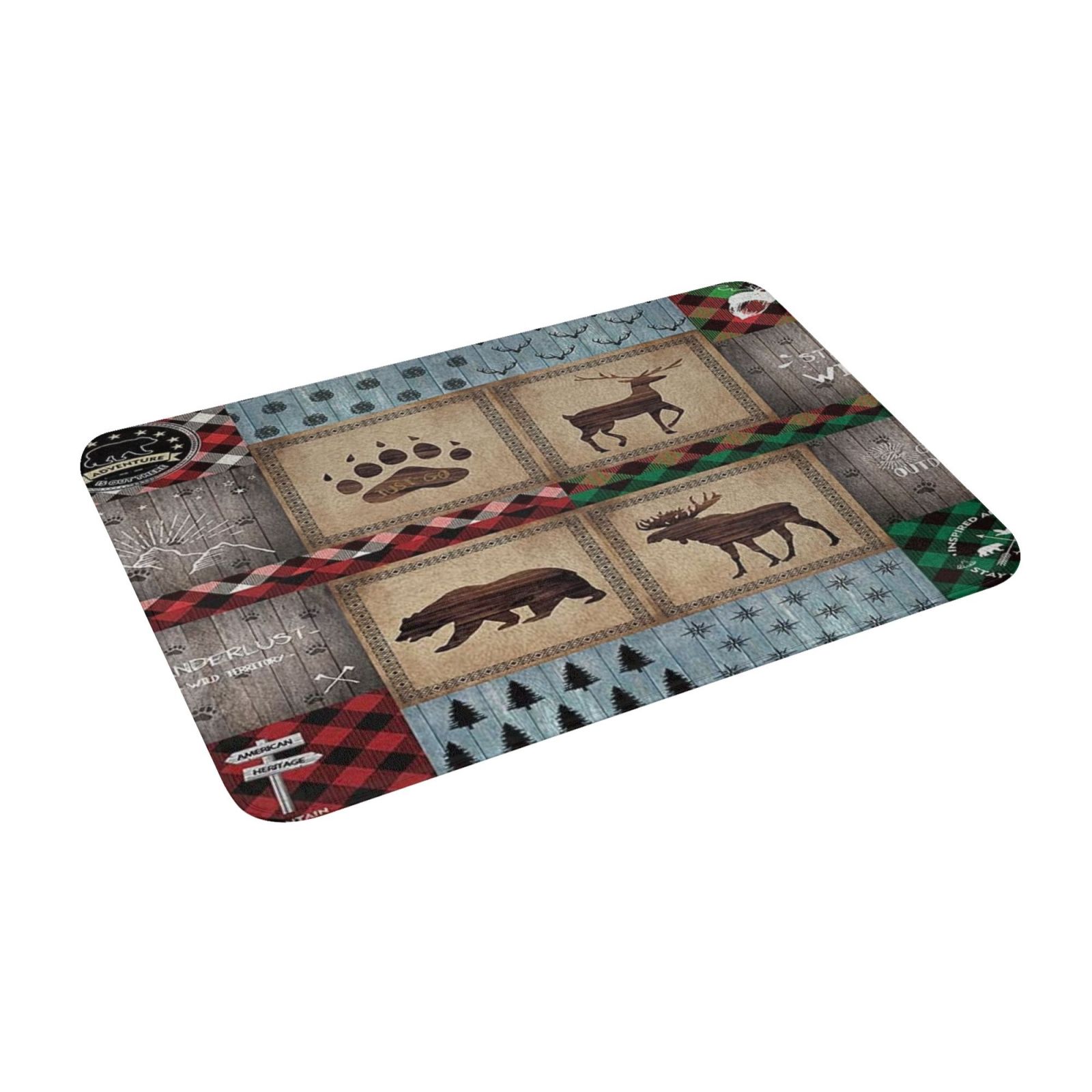 人気ブランドを Bathroom Rugs Half Round Rug Fantasy Red Bathroom Super Absorbent