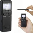 thumbnail image 1 of Portable Digital Voice Recorder Voice Activated Audio Recorder Professional Intelligent Noise Reduction Recording Device with Timed Recording A-B Repeat Timed Shutdown(32GB), 1 of 8