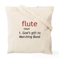 thumbnail image 2 of CafePress - Flute Definition Tote Bag - Unisex Canvas Tote Bag, Beige, 1-Piece, 2 of 8