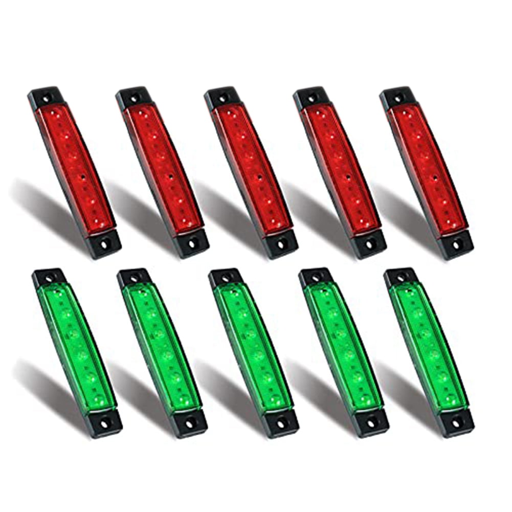 10 Pcs Marine Boat Lights,12V 24V Waterproof Boat Interior Navigation