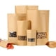 thumbnail image 1 of Bolsa Stand Up Pouch Kraft Ventana De Pie Zipper 60gr 50pcs, 1 of 8
