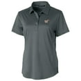 thumbnail image 2 of Women's Cutter & Buck  Gray Washington Nationals City Connect Prospect Textured Stretch Polo, 2 of 3