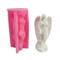 thumbnail image 1 of Winged Girl Statue Silicone Candle Molds for Candle Soap Gypsum Decoration Fondant Silicone Molds for Chocolate Candy, 1 of 4
