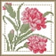 thumbnail image 5 of (H423) Hilo Algodón Ecológico para Bordado No Manchú 14CT 2 Hebras Tela Blanca 17*17cm Kit Serie Flores en Punto Cruz Con Flores Diciembre Y Enero, 5 of 9