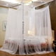 thumbnail image 2 of Forhome Moustiquaire de Lit Carrée, 210 x 190 x 240 cm Grand Moustiquaire Filet Baldaquin en Polyester, Quatre Portes D'installation Rapide et Facile, pour Lits Simples et Doubles - Blanc esquí esquí Gafas de esquí, 2 of 5