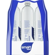 smartwater vapor distilled premium water bottles, 1 Liter, 15 Pack
