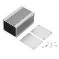 thumbnail image 2 of Aluminum Casing Cooling Box Printed Circuit Board Instrument Box Electronic Project Enclosure Case for Electronics and DIY Projects, 2 of 7