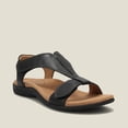 thumbnail image 4 of Domzle Orthopedic Womens Sandals,Orthopedic Sandal Shoes With Arch Support,Summer Comfortable Casual Walking Sandal Black, 4 of 5
