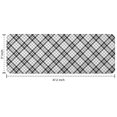 thumbnail image 7 of Black White Plaid Checkered Pattern Kitchen Rug Mat,Kitchen Runner Rugs Non Skid Washable,Decorative Kitchen Floor Mats for Kitchen,Sink,Laundry,17"x47.2", 7 of 7