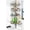 Silver Gray, variant on Shower Caddy Tension Pole: 4-Tier Corner Rustproof Bathroom Organizer with Soap Holder & Hooks - No-Drill Adjustable Shower Shelf for Renters - Family Stand Storage Rack - 47-123 Inch Black