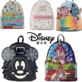 thumbnail image 2 of Mochila Disney Stitch Loungefly con bonito diseño de dibujos animados bordados, mochila fresca e informal, mini mochila para mujer, 2 of 5