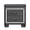 Gray, variant on White Finish 2 - Drawer Nightstand / Bedroom Nightstand with Faux Alligator and Chrome Pulls