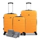 thumbnail image 1 of Juego 3 Maletas De Viaje Rigidas Ruedas 360 Bolsas De Viaje naranja 1, 1 of 9