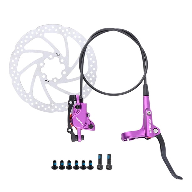Frenos De Disco De Bicicleta Universal Repuestos De Reembolso F160 / R140 Para La Bicicleta De Bicicleta De Grasa Bicicleta Púrpura R 1 Discbrake Sunnimix Freno de disco hidráulico de bicicleta