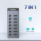 thumbnail image 2 of Hub USB 3.0 alimentado por UGREEN de 7 puertos con 4 puertos de carga, 2 of 9