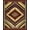 Brown, Pattern 3, variant on ODIKA 4'x6' Machine Washable Non-Slip Area Rug, Vintage Inspired with Intricate Geometric Motifs High Traffic Rug, Orange, 125992