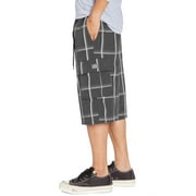 Shaka Wear Mens Relaxed Fit Plaid Cargo Shorts S~5XL