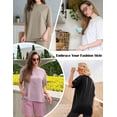 thumbnail image 6 of SiiMmcuzy Pack Oversized Tshirts for Women Short Sleeves Workout Tops | Loose Fit, Crew Neck, Baggy, Summer, Casual, Gym, Plus Size, Plain, Tops, Fashion, Clothes, 2026, 6 of 7