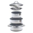thumbnail image 1 of Kuuma Products 58375 Ceramic Nesting Cookware Set, Stainless Steel, 1 of 1