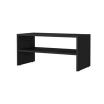FM FURNITURE Norris shoe rack in melamine with 2 shelve Black