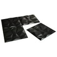thumbnail image 4 of Art3d 3D Paneling Textured 3D Wall Design  Black Diamond  19.7" x 19.7" (12 Pack), 4 of 6