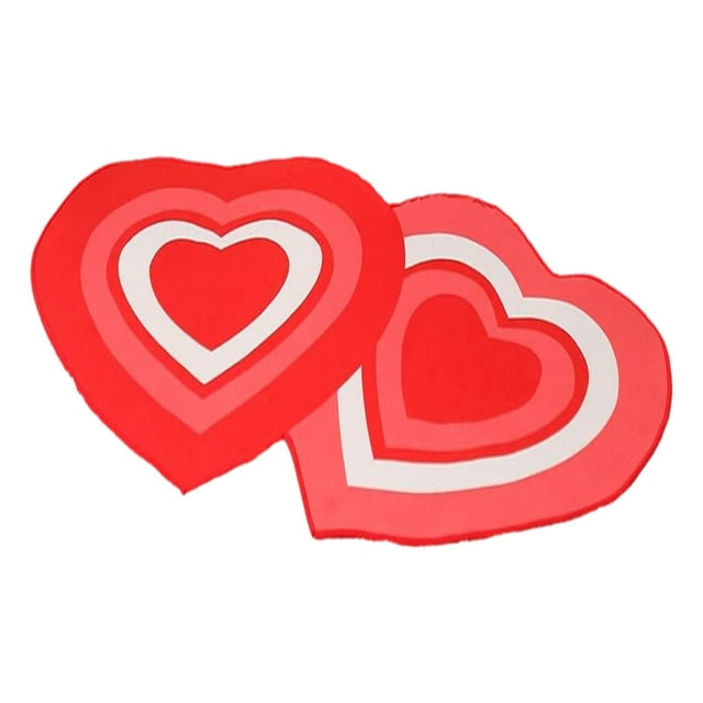 Throws for Couch Leaving Room Rug Lap Blankets And Throws Rugs for Kids Room Blankets Throw Velour Throw Rug for Room Throw Blanket Pack Soft Shaggy Rug Cute Area Rugs Valentine's Day Heart Shaped