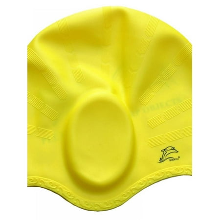 

Adults Swimming Caps Men Women Long Hair Waterproof Swim Pool Cap Ear Protect Large Natacion Silicone Diving Hat
