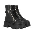 thumbnail image 1 of Bota Combat Suela Gruesa Track Para Mujer Con Látigos Ajustables Platonia SALOME-01-NEGRO, 1 of 8