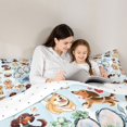 thumbnail image 5 of Homewish Children Kids Cartoon Dogs 2pcs Bedding Comforter Set,Flower Animal Twin Comforter Sets,Kawaii Pet Breathable Bedding Set,Lightweight Room Decor,Reversible, 5 of 8