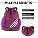 thumbnail image 1 of Mochilas Deportivas Bolso de baloncesto con cordón, Bolso de hombro duradero para equipo de entrenamiento, 1 of 8