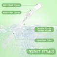 thumbnail image 4 of 100 count Mini  Bottle, 10ml Perfume  Bottles Plastic Refillable Mini  Bottles for Women, Travel  Bottle Fine Mist Atomizer for Perfume, Mini Perfume Refillable Bottle, 4 of 6
