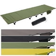 thumbnail image 2 of Wangbujianwang Portable Camping Cot Sleeping Cot Ultralight Backpacking Cot Bed for Outdoor Hiking Travel Beach Mountaineering(Army Green), 2 of 8