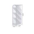 thumbnail image 2 of Plastic Pen Box Cosmetic Brush Stand Table Storage Box Storage Accessories Stationery Color 4-Grid Pencil Organizer Pen Holder WHITE 1, 2 of 8