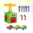 thumbnail image 4 of 11 Pcs in 1 Set Children Inertia Balloon Car Educational Playing Toy Funny Press Balloon Car Toy Accessories (1 Pump, 2 Car Model, 2 Air Nozzle, 6 Random Color Balloons), 4 of 5