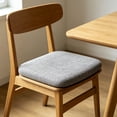 thumbnail image 5 of Summer Linen Chair Cushion, Square Seat Pad, Non Slip Dining Chair Cushion, Office Chair Pad, Flax Fabric Chair Cushion, Breathable Sitting Cushion, 5 of 7