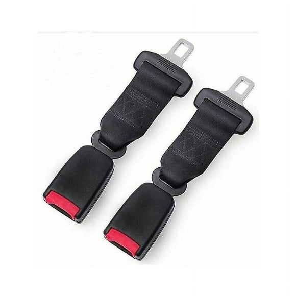 23cm Black Car Seat Belt Extender for Added Comfort and Safety