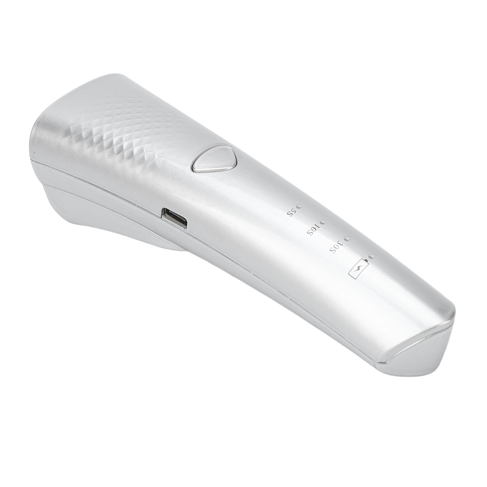 Mini UV Nail Lamp 180 Degree Lighting 3 Gear Quick Drying Nail Polish Curing Light Silver