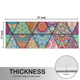 thumbnail image 5 of Kitchen Rugs Sets Of 2,Multicolor Ethnic Geometric Pattern Anti Fatigue Kitchen Mat Rugs Non Slip Washable,Decorative Kitchen Floor Mats for Kitchen,Sink,Laundry,17"X47", 5 of 5