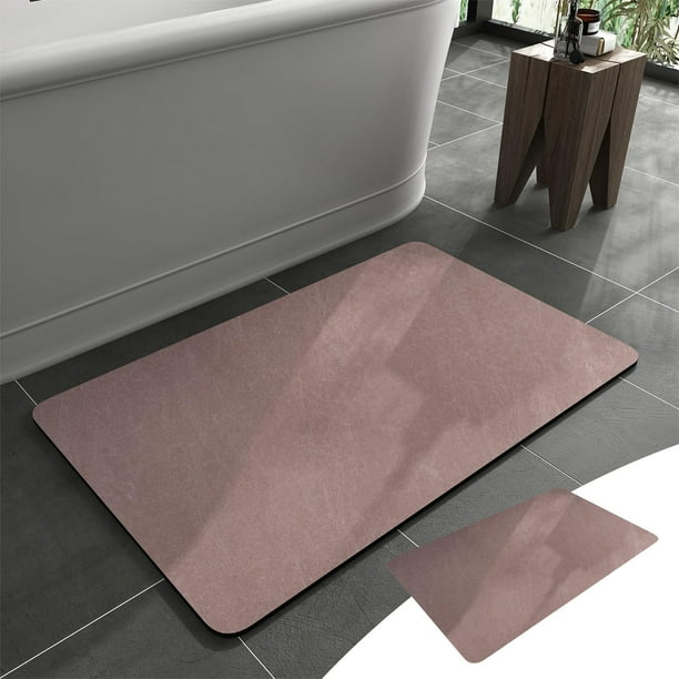 Alfombrilla de Baño de Diatomeas, Antideslizante, de Secado Rápido, Absorbente, Lavable para Bañera, Ducha y Lavabo. Segura y Ecológica. Disponible En 3 Tamaños: 40 X 60 Cm, 45 X 70 Cm y 50 X 80 Cm.